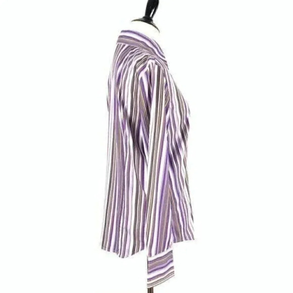 Jones New York signature women’s top size S purple - Picture 4 of 9